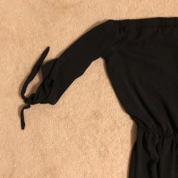 GORG off the shoulder black jumpsuit / romper - Picture 3 of 5